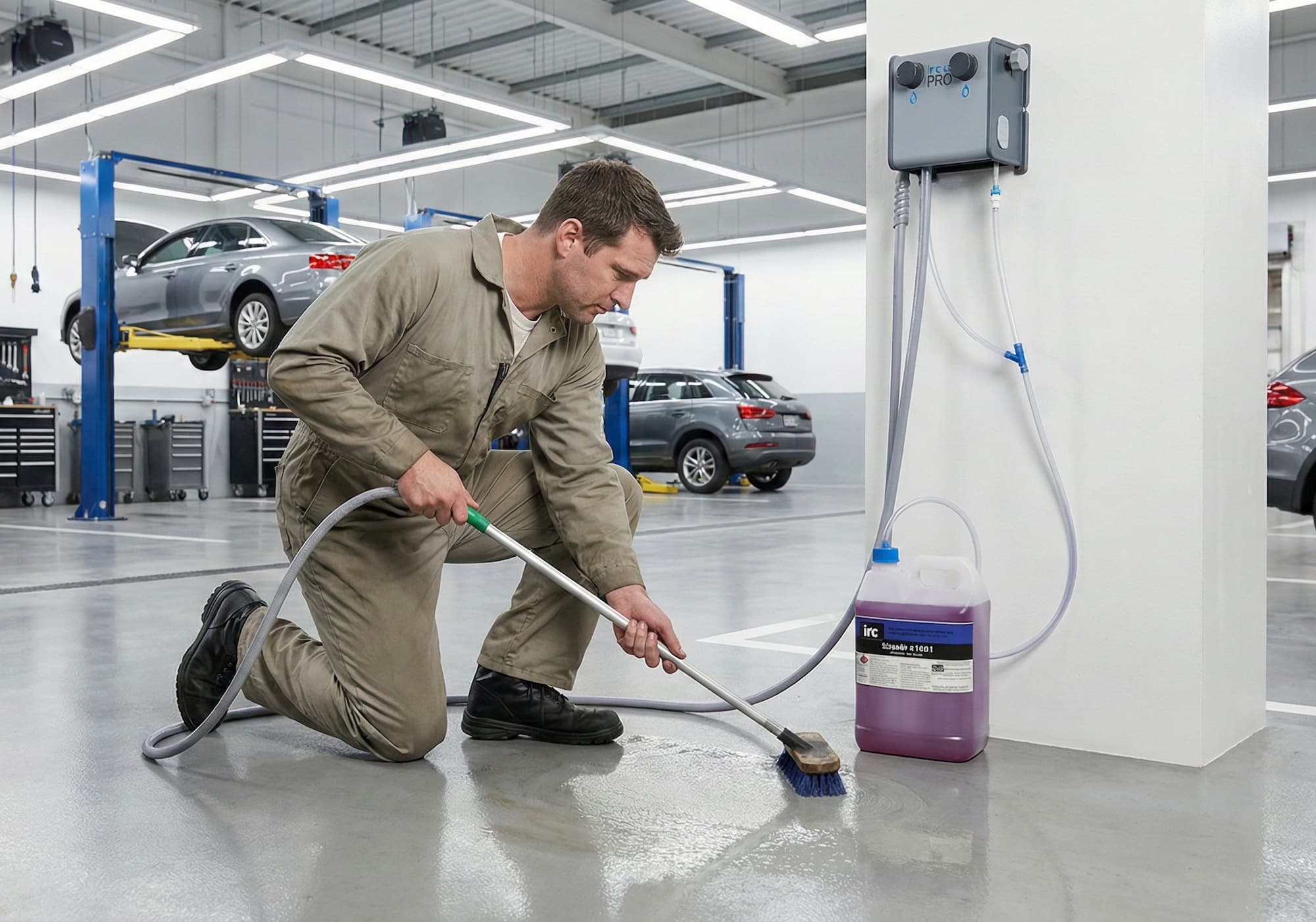 Dilution Control Systems: How They Reduce Chemical Waste and Cleaning Costs - Car bay cleaning